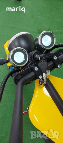 Електрически чопър  HARLEY-DAVIDSON Yellow 2500W/60V/20AH, снимка 10 - Мотоциклети и мототехника - 39292575