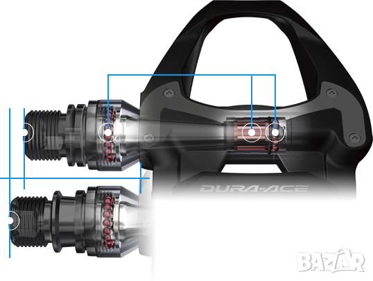Педали Shimano Dura-Ace PD-7900, снимка 9 - Части за велосипеди - 52305237