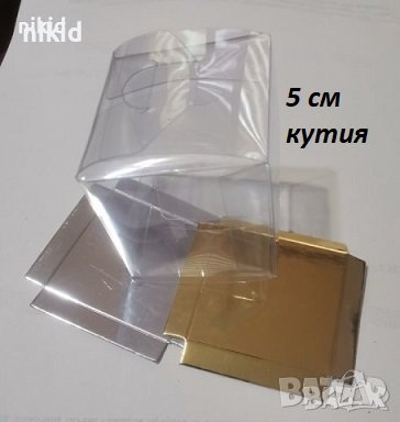 5 см кутия прозрачна кутии кутийки за подарък декорация сувенир в Други ...