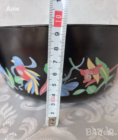 Сервиз от черен аркопал, снимка 8 - Сервизи - 51498521