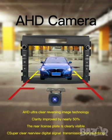 Honda CR-V 2012-2016 8” 2-DIN с Android 14, 4/64GB, снимка 8 - Аксесоари и консумативи - 51014778