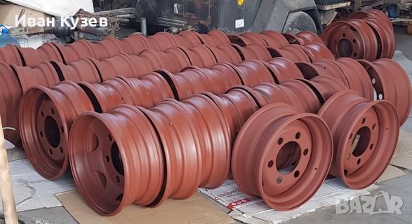 Безкамерни гуми с джанти за ремарке РСД 4, снимка 2 - Селскостопанска техника - 36870362