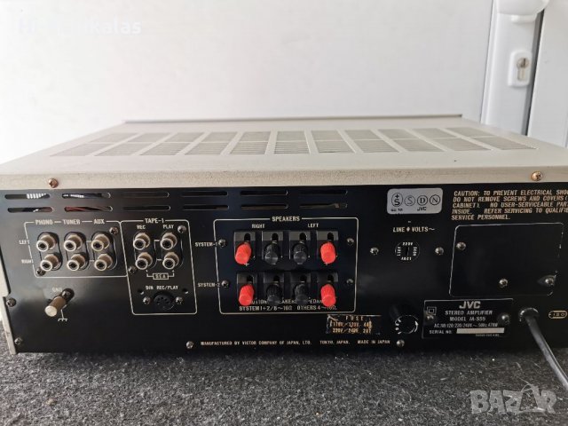 Stereo Стерео усилвател  JVC JA-S55  Made in Japan 1978, снимка 5 - Ресийвъри, усилватели, смесителни пултове - 38480319