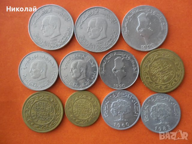 Лот монети Тунис, снимка 6 - Нумизматика и бонистика - 40520110