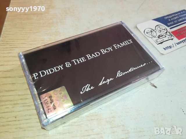 P. Diddy & The Bad Boy Family ‎– The Saga Continues-лицензна касета-ORIGINAL TAPE 0702241322, снимка 10 - Аудио касети - 44177759