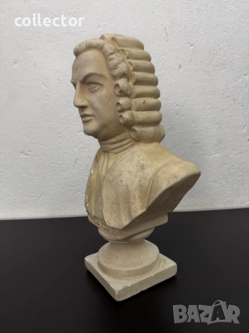 Бюстът на Йохан Себастиан Бах. №7588, снимка 6 - Антикварни и старинни предмети - 52317463