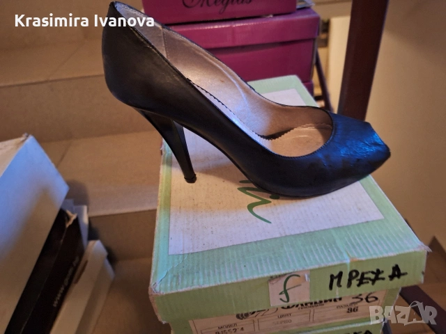 нови обувки естествен лак , снимка 2 - Дамски обувки на ток - 54209716