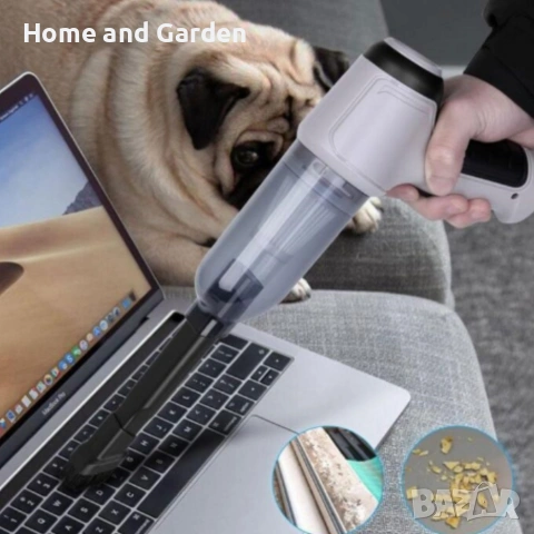 Мощна преносима мини прахосмукачка 2 в 1 - за кола и дома, снимка 6 - Прахосмукачки - 54028022