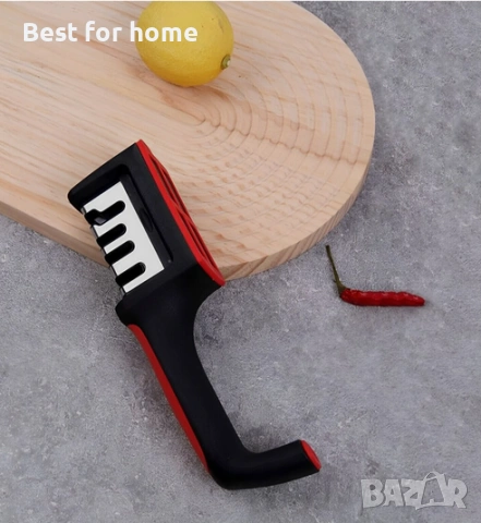 Професионално точило за ножове MOAWAVE™ – 4 степени на заточване, Неръждаема стомана и ABS, снимка 3 - Други - 53220973