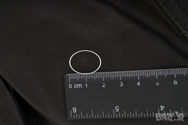 Черно кожено дамско яке марка Giorgio di Mare - S, снимка 5 - Якета - 30101343