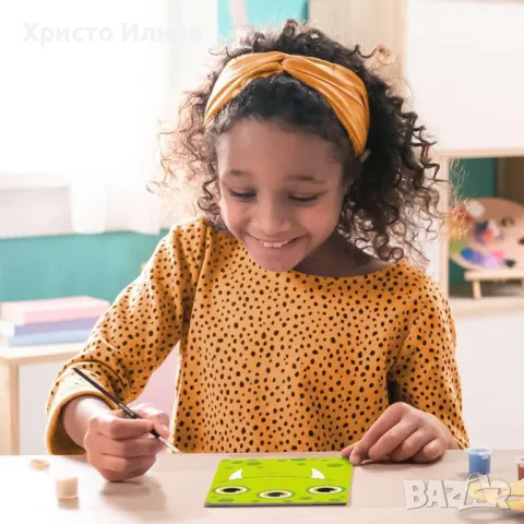 Комплект за рисуване по номера Ravensburger CreArt Зелено Чудовище, снимка 5 - Други - 49402166