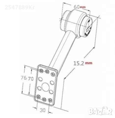 LED габаритни светлини 12V – Водоустойчиви, 15 см, за камион и ремарке, снимка 3 - Части - 49031741