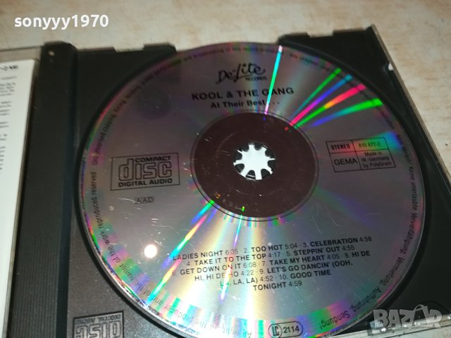 KOOL & THE GANG CD-MADE IN WEST GERMANY 1602240905, снимка 2 - CD дискове - 44318944