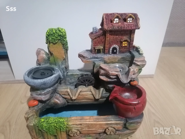 Декоративен фонтан с воденица Цена в Евро 