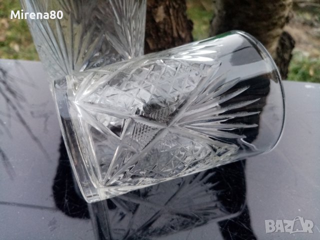Кристални чаши за уиски - 5 бр., снимка 5 - Сервизи - 44185046