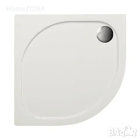 Овално акрилно душ корито ZEUS, 100х100 см