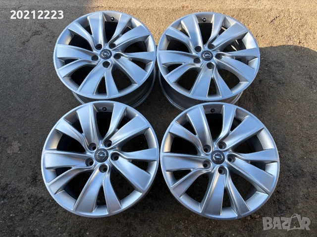 4 броя алуминиеви джанти за Opel Astra J,OPC,GTC,Insignia A,B,Antara,Zafira Tourer C 18