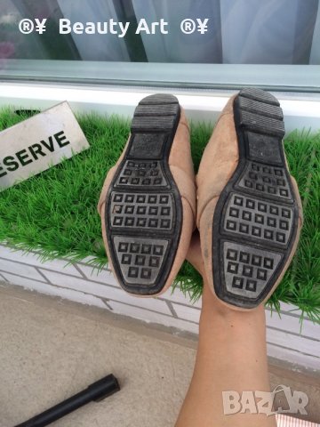 Reserved - велурени обувки , номер 36, снимка 5 - Дамски ежедневни обувки - 30408852