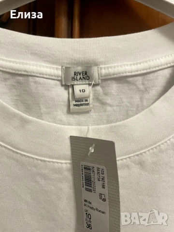 Дамска тениска RIVER ISLAND, снимка 3 - Тениски - 50445333