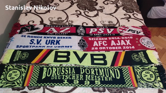 Футболни шалове на AEK, Sturm Graz, Rapid Wien, Dortmund, Bayern M., снимка 6 - Футбол - 40405002