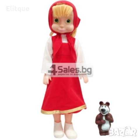 Голяма музикална детска кукла Маша от Маша и Мечокът, снимка 11 - Кукли - 52853395