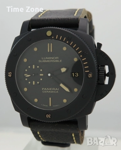 Panerai Submersible Luna Rossa GMT 47mm Carbotech Dark Grey Dial Automatic Различни Варианти, снимка 13 - Мъжки - 52996644