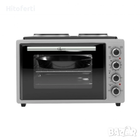 Фурна – 42л. – GL GENERAL GL-4230X-2HP-GREY, снимка 2 - Печки, фурни - 54272265
