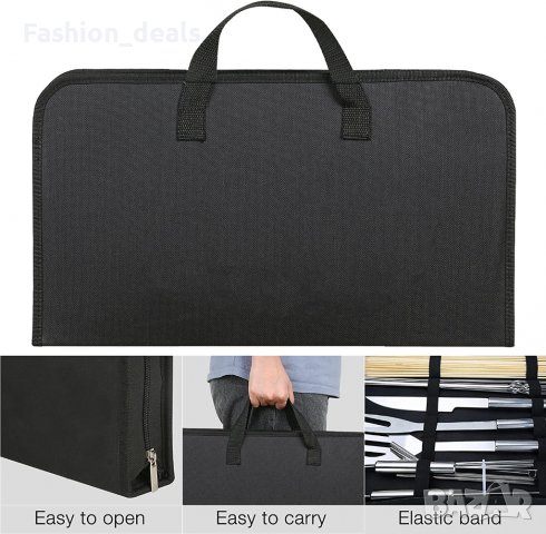 Нов голям Комплект инструменти за Грил Барбекю Месо Печене 37 части, снимка 8 - Други - 39604524