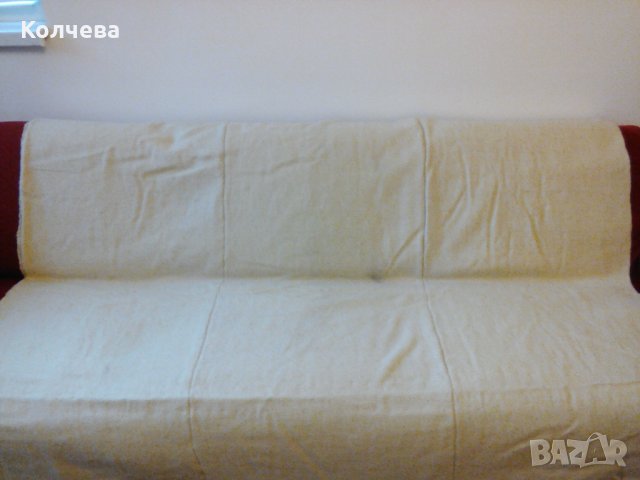 продавам бели домашно тъкани вълнени платове, снимка 2 - Платове и дамаски - 31182566