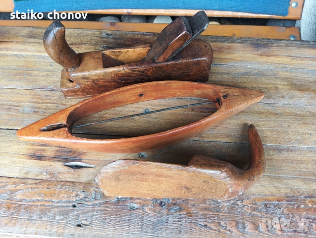 Лот дървени битови пособия, снимка 3 - Антикварни и старинни предмети - 52193287