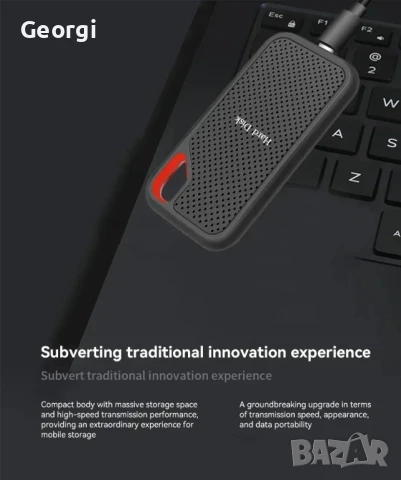 SSD 1TB преносим, снимка 6 - Външни хард дискове - 50522792