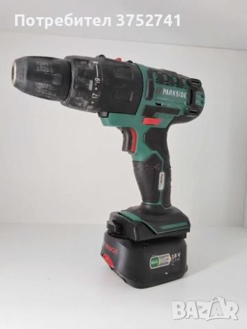 Адаптер, Преходник Бош батерия, за инструменти Парксайд