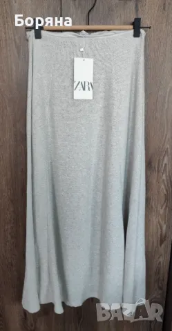 Zara нова лятна пола тип плетиво, снимка 6 - Поли - 50291923