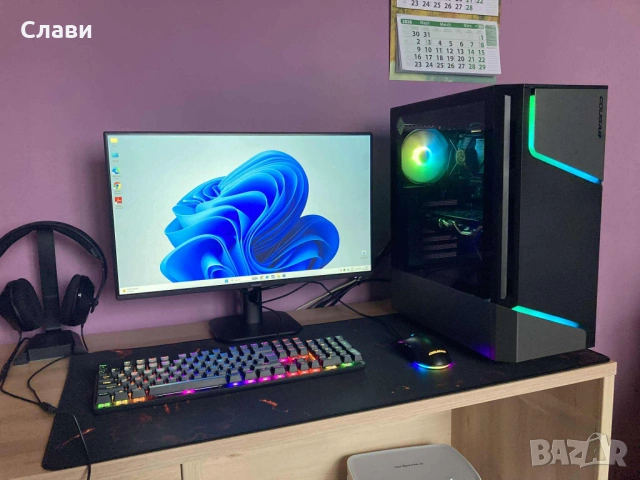 Геймърски компютър AMD FX 8370E 8x4,30Ghz, NVIDIA ASUS GTX 660, 16GB RAM, SSD, Windows 11, снимка 6 - Геймърски - 53301158