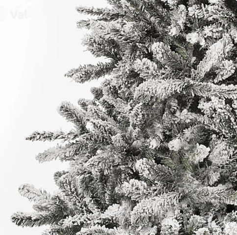 Изкуствена елха Kring Melbourne , цялата заснежена с метална стойка