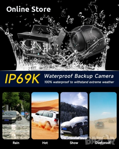 4-канален автомобилен MDVR 1080P H.265 с 7" монитор – 4 камери, нощно виждане, снимка 3 - Аксесоари и консумативи - 54176357