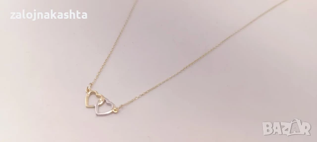 Ново Златно колие-1,35гр/14кр, снимка 4 - Колиета, медальони, синджири - 51326045