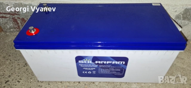 Тягов гелов акумулатор SOLARFAM 12V 200Ah (Deep Cycle)