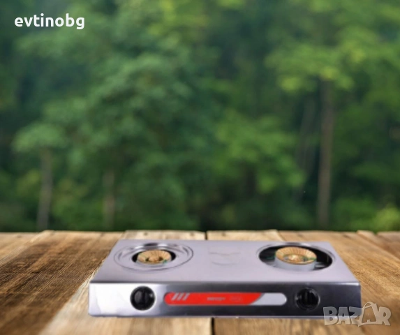 Двоен газов котлон, Benzer , със защита, снимка 3 - Газови котлони - 54100708