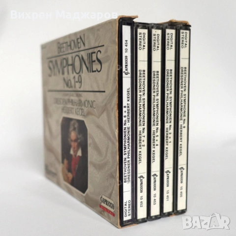 Продавам пълен комплект 5 компактдиска с всички симфонии на Бетовен (№1–9), снимка 2 - CD дискове - 53918554