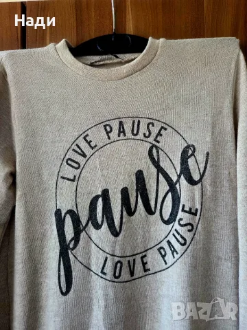 Дамски вълнен блузон Pause jeans, снимка 3 - Други - 56453553