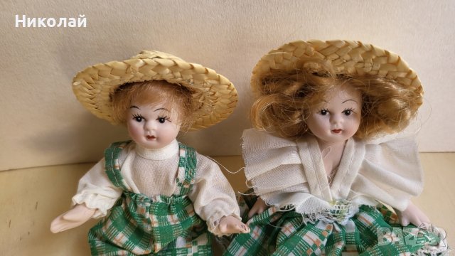 Двойка красиви порцеланови кукли с движещи крайници , снимка 3 - Колекции - 42090203