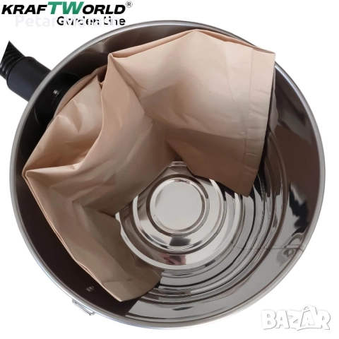 Строителна Прахосмукачка Kraftworld 3в1 – Сухо, Мокро и Издухване | 1400W | 30L | IPX4, снимка 12 - Други инструменти - 52303545