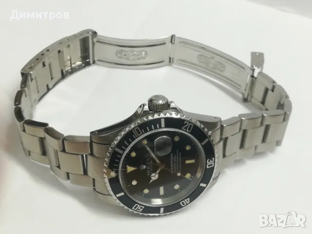 Rolex SUBMARINER Date Oyster Perpetual, кутия+документи, 16610, снимка 7 - Мъжки - 49404313