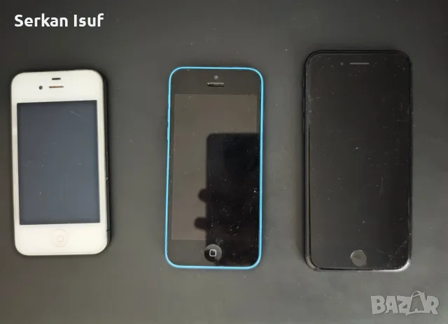 Продавам iPhone 4s, 5c и 7