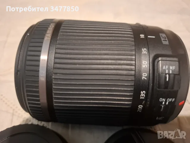 Обектив Tamron 18-200 mm 1:3,5-5,6 VC II за Canon (APS-C), снимка 2 - Обективи и филтри - 55974960