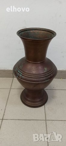 Старинна голяма медна ваза, снимка 2 - Антикварни и старинни предмети - 31768823
