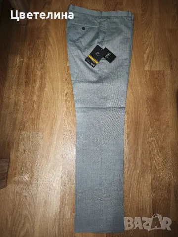 Мъжки сив панталон Next slim fit размер М (Eur 40)
