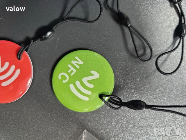 NFC tag таг програмируем ключодържател лепенка карта за споделяне на информация, снимка 5 - Резервни части за телефони - 52120939