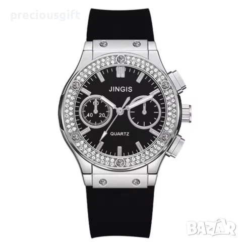 Дамски часовник, наличен в бяло и черно, снимка 5 - Дамски - 51141498